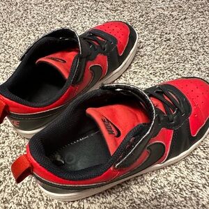 Nike Red and Black Sneakers for Active Lifestyle